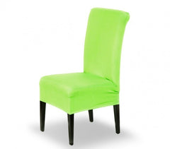 4702 Set de 6 housses de chaise en tissu élastique idéal pour cuisine et salon