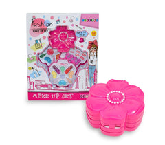 340967 Coffret de maquillage fashion FLEUR 3 plateaux avec des accessoires