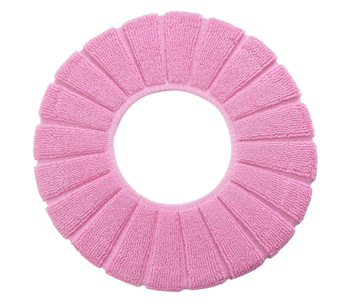 4367 Couvre-siège en tissu pour le wc diamètre 30 cm doux et chaud