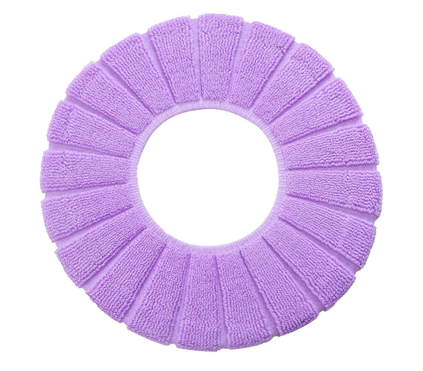 4367 Couvre-siège en tissu pour le wc diamètre 30 cm doux et chaud