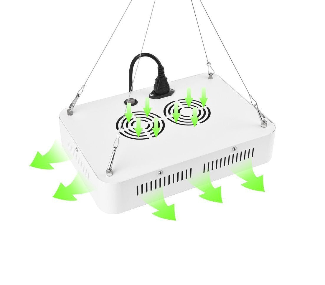 4373 Lampe LED horticole 1000W pour culture en intérieur 100 led de 10W crochet