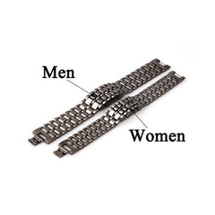 Montre numérique LED samouraï modèle de bracelet de fer métallique