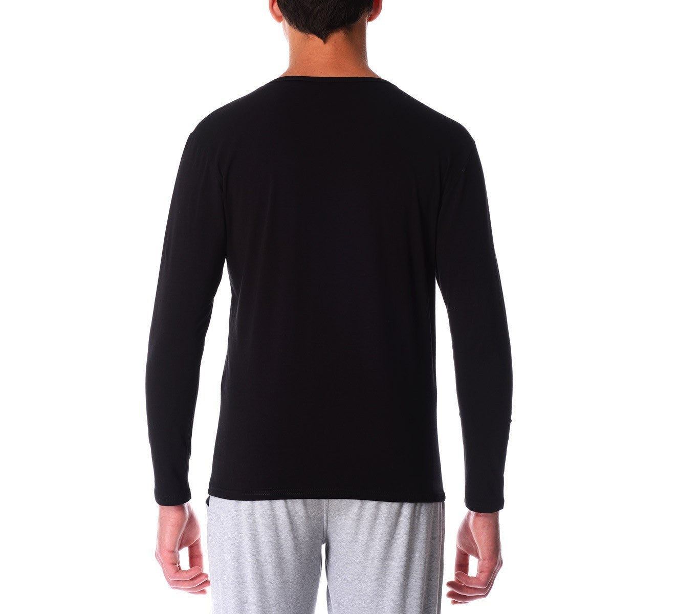 VKA26 Pack de 5 sous-pulls ORLANDO col rond pour homme slim effet thermique
