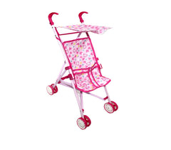 160237  Poussette pour poupée CIGIOKI pliable avec capote 36 x 25 x 53 cm