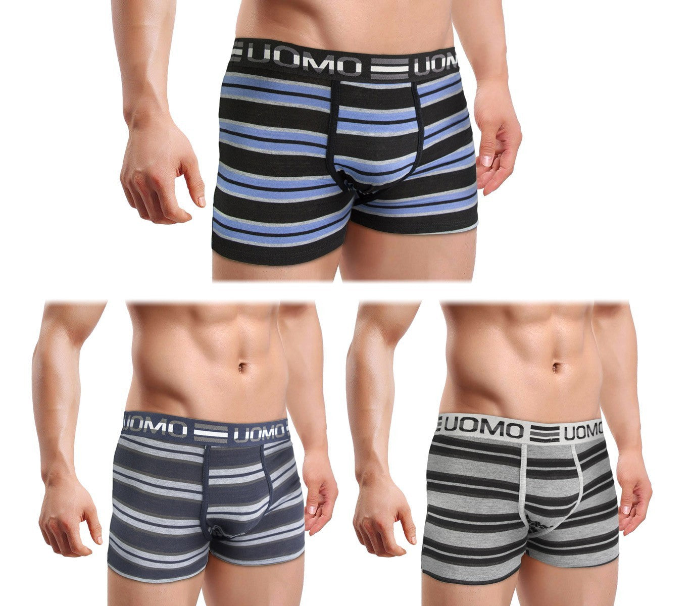 PT-6574 Boxer à rayures pour homme modèle LUXOR tailles du M au XXXL 