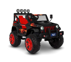 Voiture électrique LT863pour enfant JEEP SPORT 4 roues motrices siège en cuir 