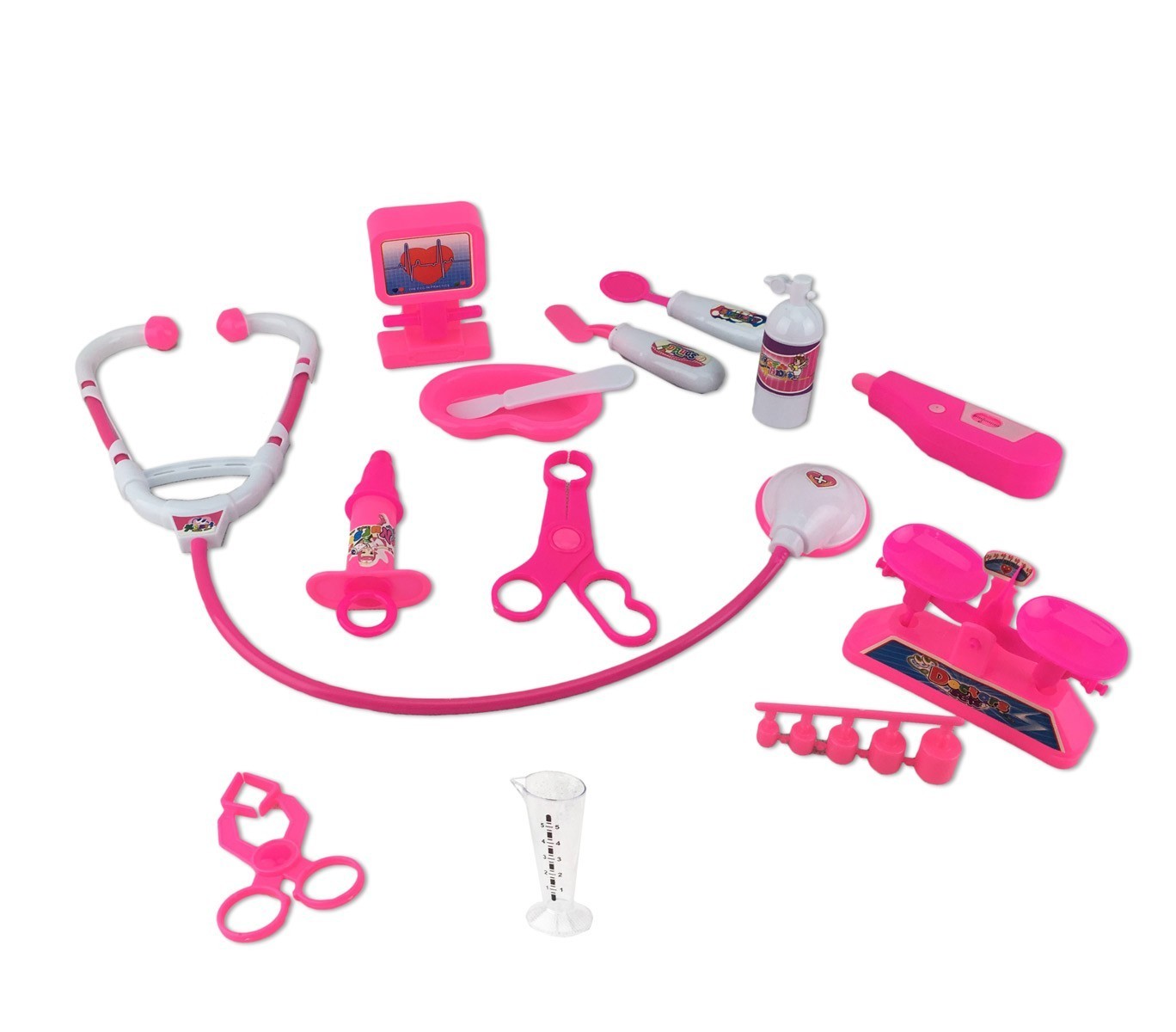 100424 Playset docteur avec 13 accessoires fantastiques jeu éducatif 