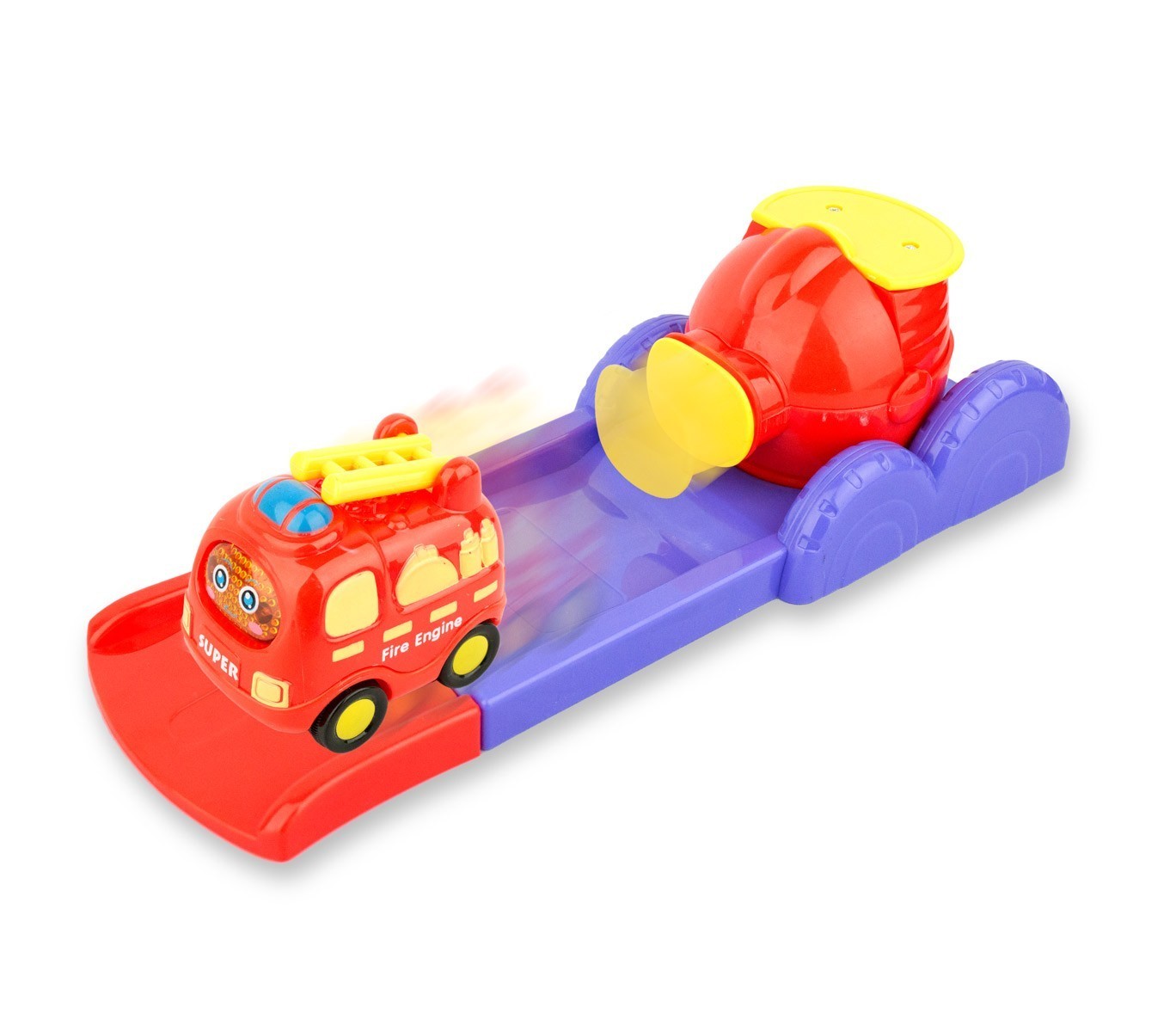 272480 Voiture avec piste et lanceur pour enfant SUPER DRIVER CIGIOKI