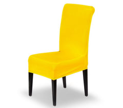 4350 4 Housses de chaise en tissu élastique idéal pour cuisine et salon