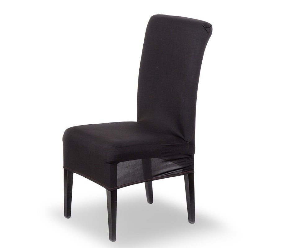 4350 4 Housses de chaise en tissu élastique idéal pour cuisine et salon