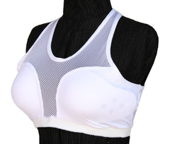 Top dossard -brassiere de coton élastique avec gardes amovibles pour le sport