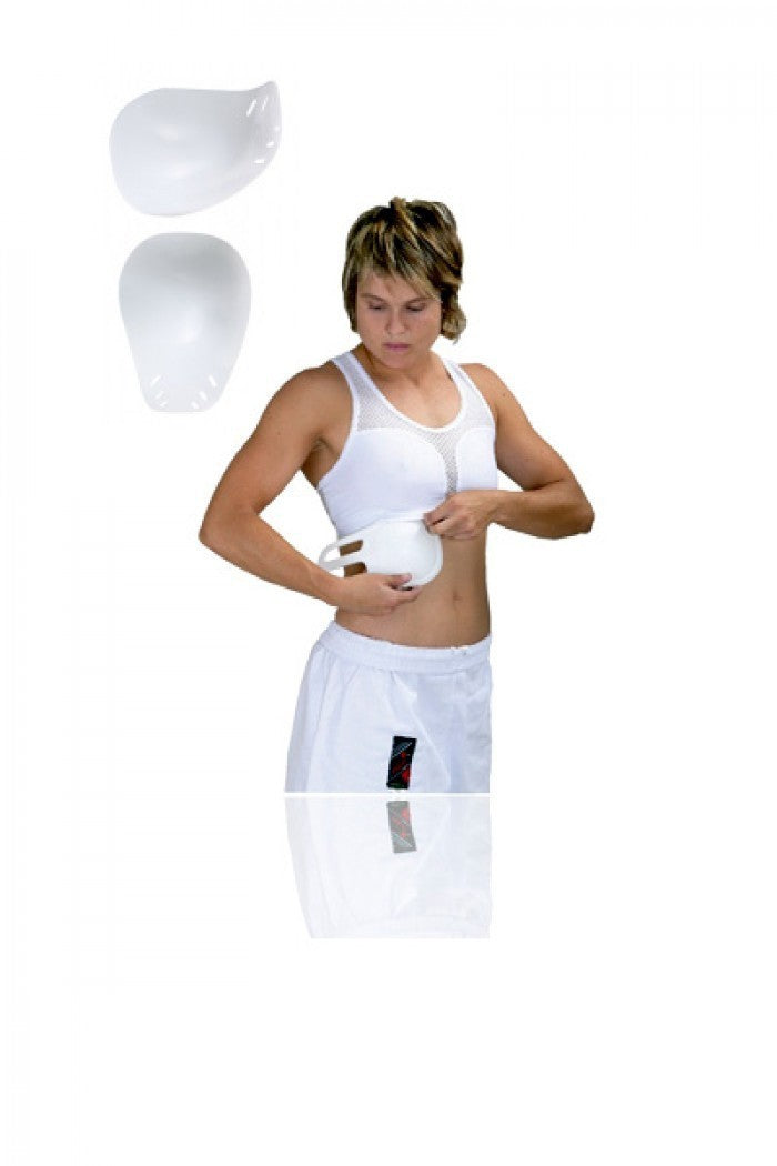 Top dossard -brassiere de coton élastique avec gardes amovibles pour le sport