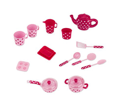 371534 Set de 13 accessoires de cuisine CIGIOKI enfant vaisselle et égouttoir