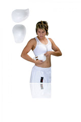 Top dossard -brassiere de coton élastique avec gardes amovibles pour le sport