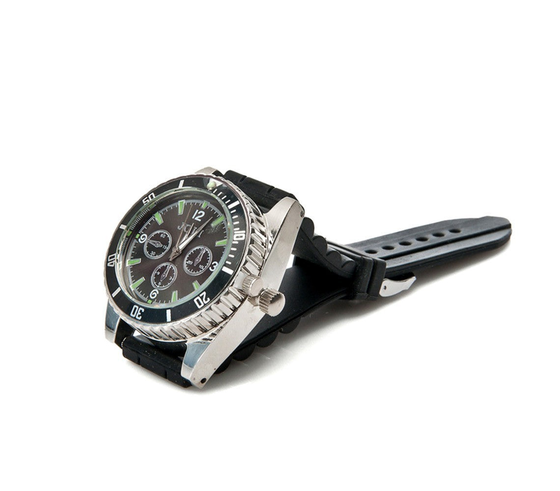 4483 Montre GRINDER avec broyeur à tabac intégré et bracelet en silicone