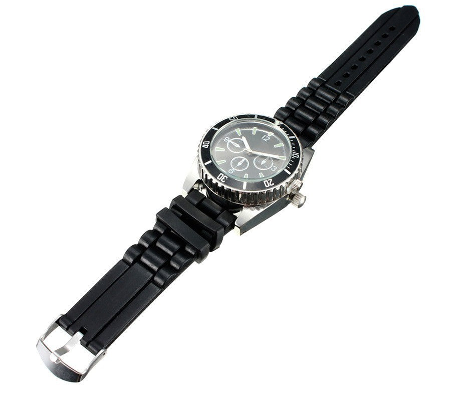 4483 Montre GRINDER avec broyeur à tabac intégré et bracelet en silicone