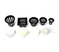 4481 Set de 10 paniers hydroponiques différentes tailles et formes