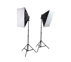 4499 kit d'éclairage 2 softbox avec 10 ampoules de 45 W et un sac de transport