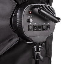 4499 kit d'éclairage 2 softbox avec 10 ampoules de 45 W et un sac de transport