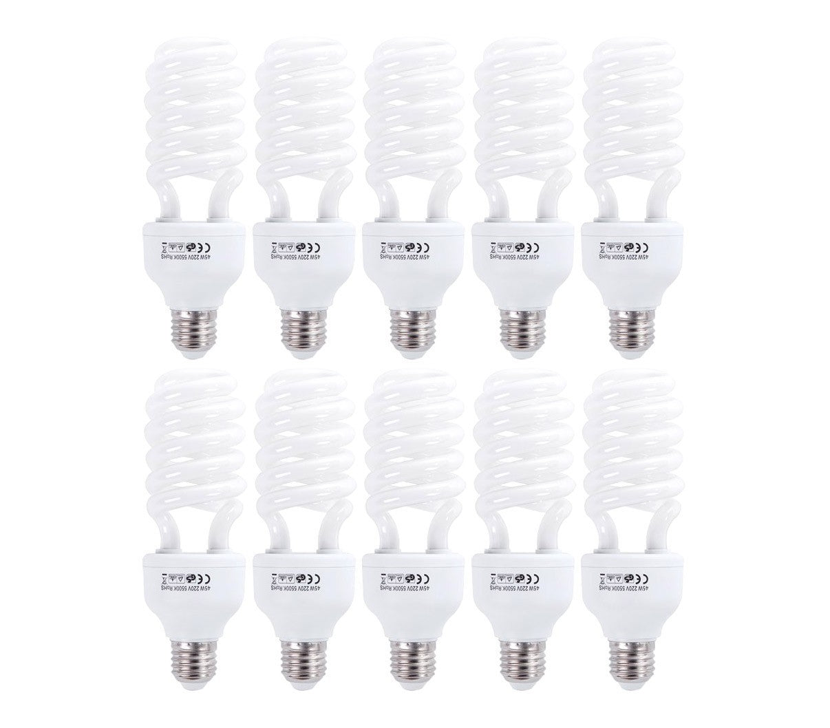 4499 kit d'éclairage 2 softbox avec 10 ampoules de 45 W et un sac de transport