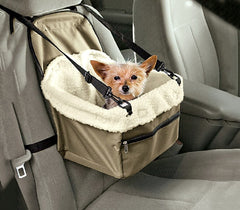 4478 Panier de voiture surélevé pour chien confortable avec ceinture de sécurité