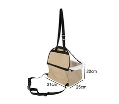 4478 Panier de voiture surélevé pour chien confortable avec ceinture de sécurité