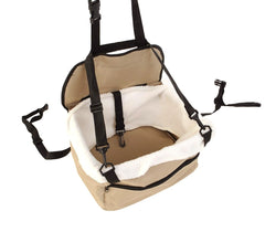 4478 Panier de voiture surélevé pour chien confortable avec ceinture de sécurité