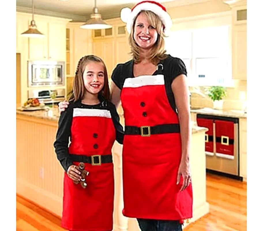 142246 Tablier PÈRE NOËL idée cadeau parfaite taille unique