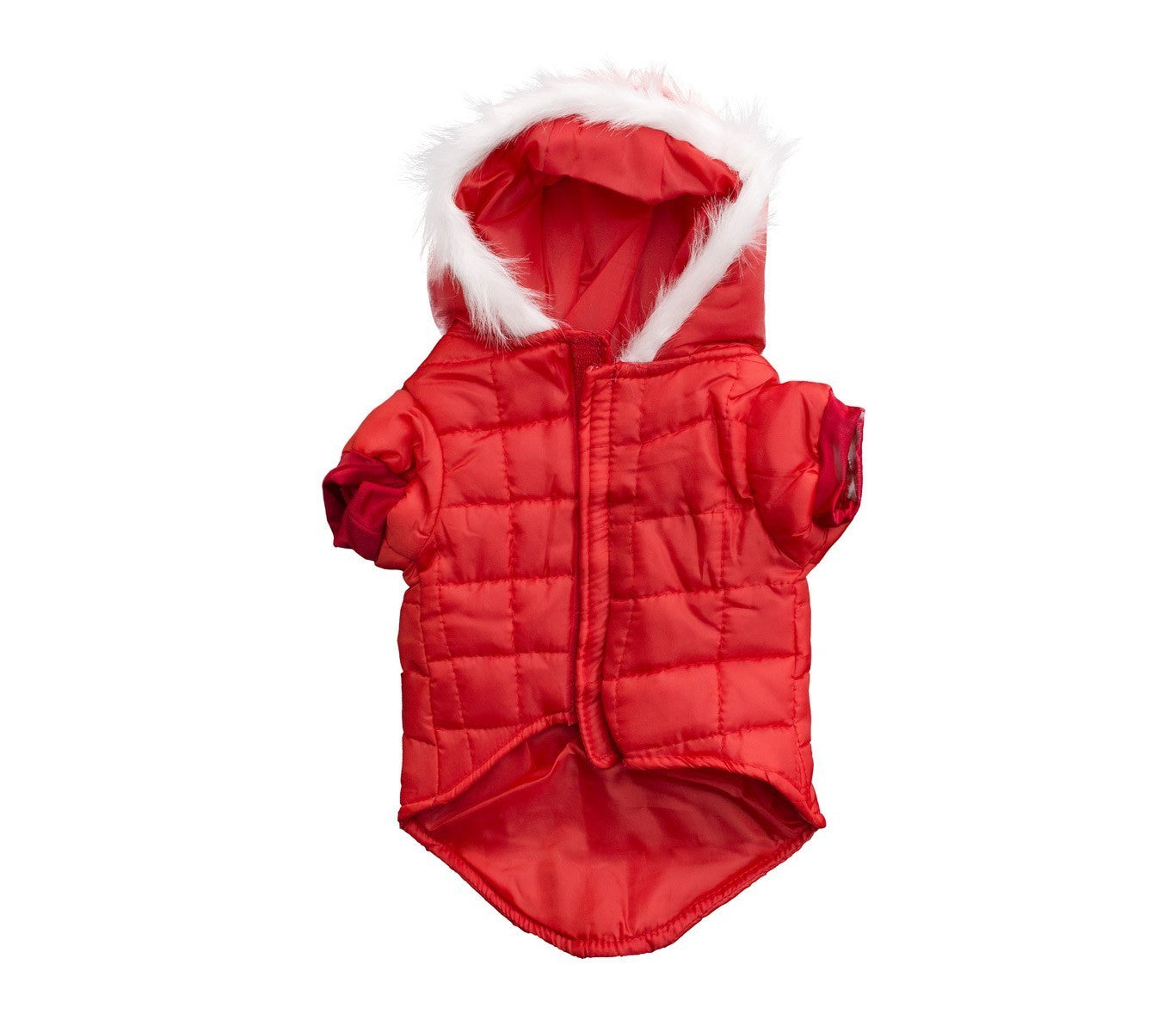 243448 Gilet sans manches PERE NOËL avec capuche pour chiens de petite taille
