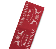 718328 Chemin de table THÈME DE NOËL 28 x 270 cm différents modèles ROUGE