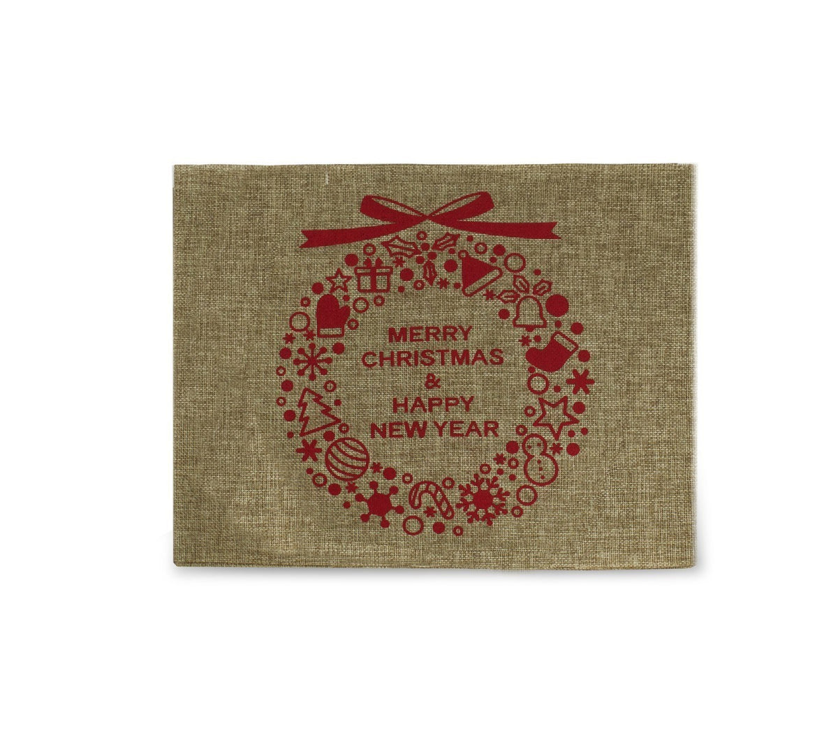 718328 Chemin de table THÈME DE NOËL 28x270 cm différents modèles fibre de jute