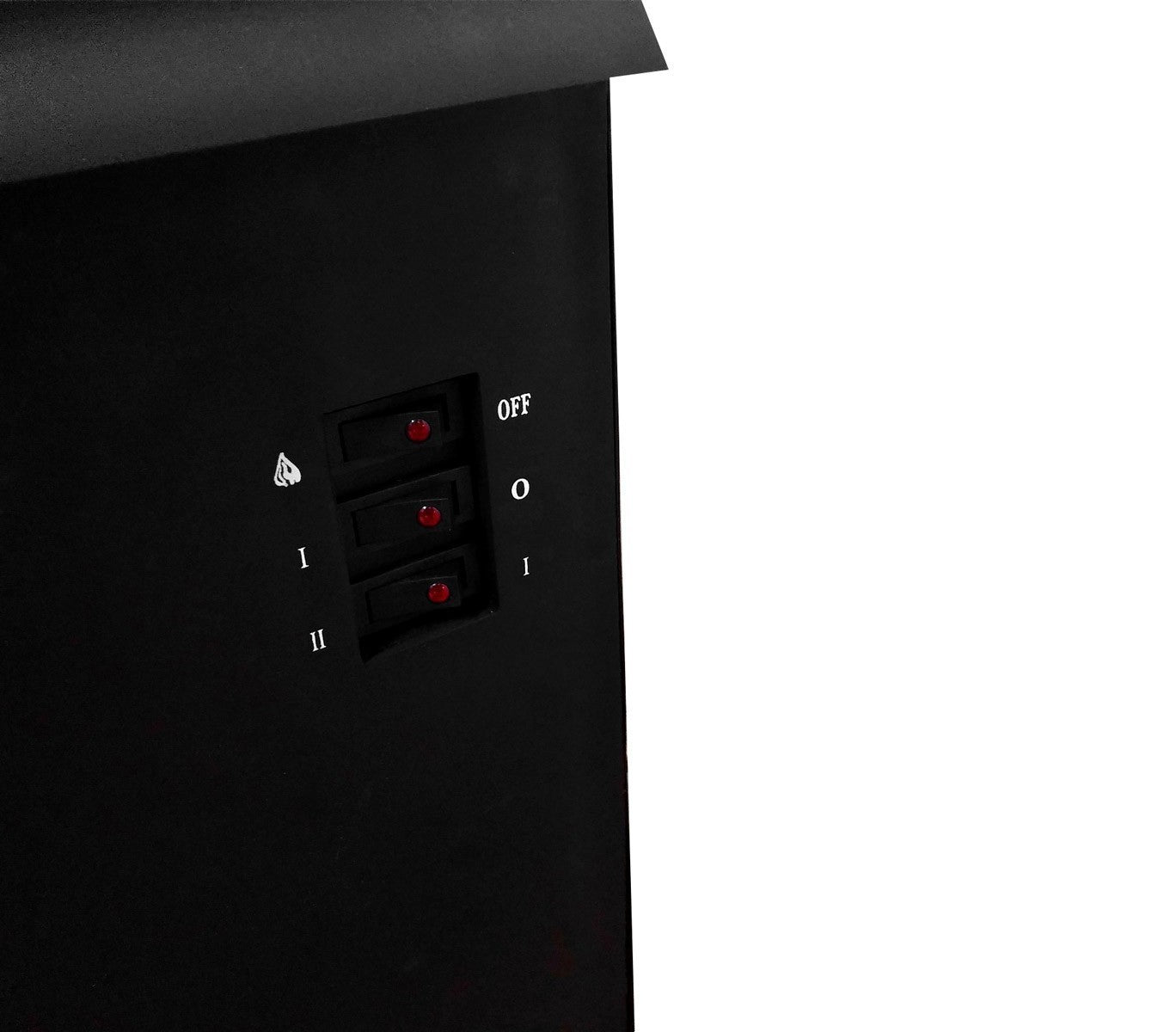 585300 Chauffage électrique DICTROLUX avec effet flamme 900-1800 Watt