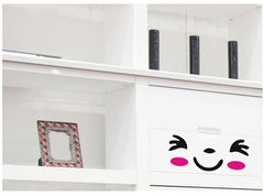 Sticker de sourire autocollants - décorer la maison porte du réfrigérateur - wc