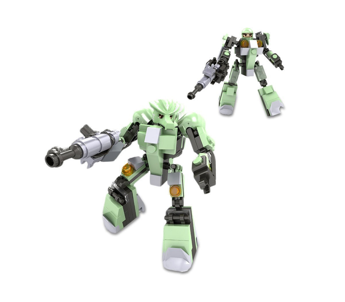 358306 Playset de briques de construction MEGAROBOT 2 en 1 CIGIOKI 100 pièces