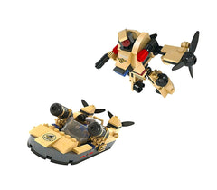 358313 Playset de briques de construction MEGAROBOT 2 en 1 CIGIOKI 110 pièces