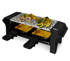 871100 Appareil à raclette 2 en 1 DICTROLUX pierre à cuire 2 personnes 350W