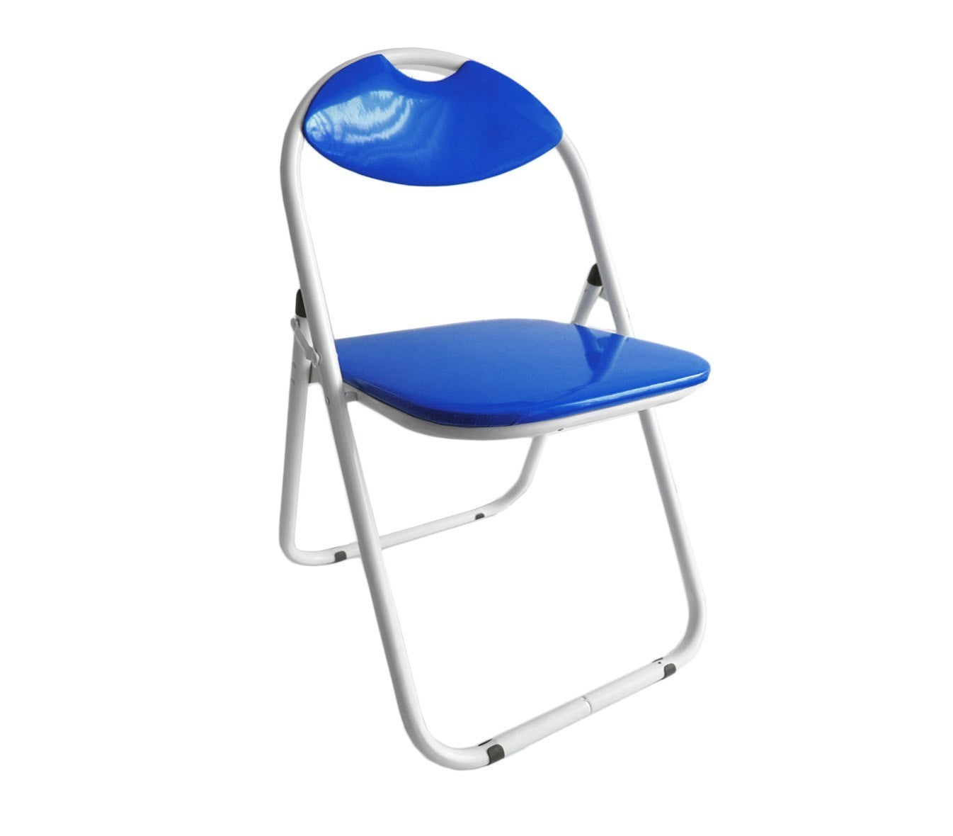 Set de 4 chaises pliantes VESTIAMO CASA dossier assise rembourrés effet brillant