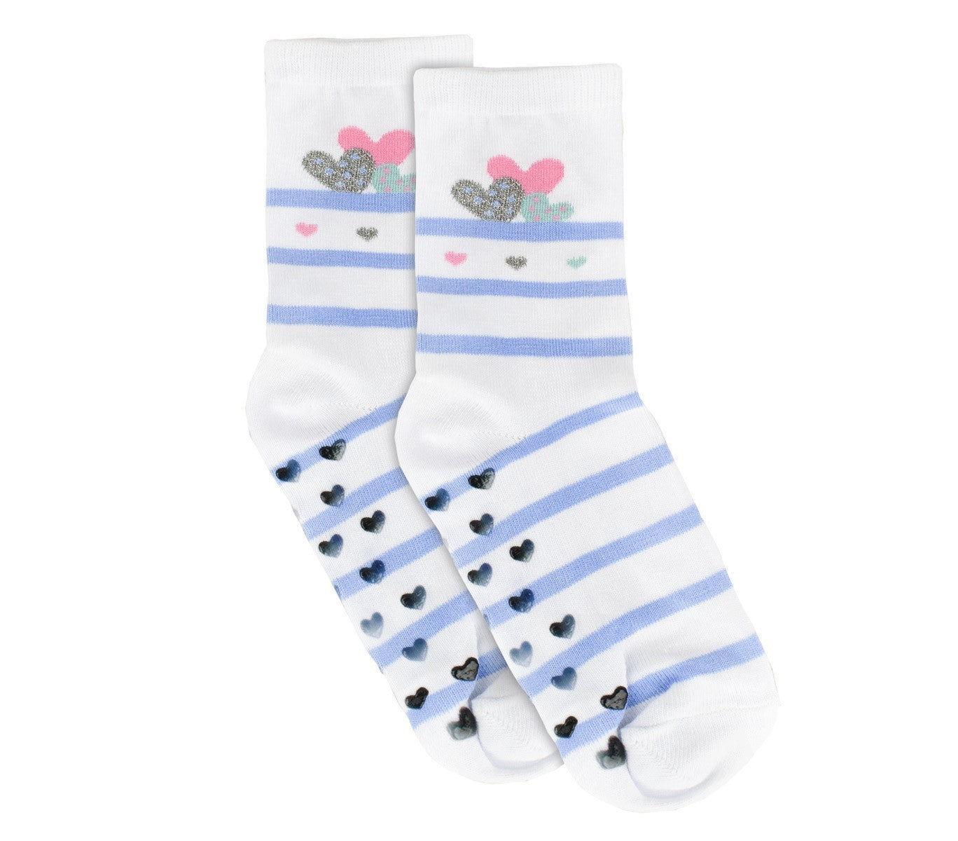 N523 Lot de 6 paires chaussettes antidérapantes fille SHALLY taille unique 32/36