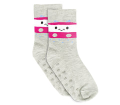 N523 Lot de 6 paires chaussettes antidérapantes fille SHALLY taille unique 32/36