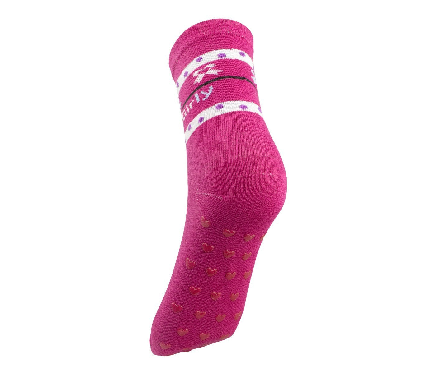 N523 Lot de 6 paires chaussettes antidérapantes fille SHALLY taille unique 27/31