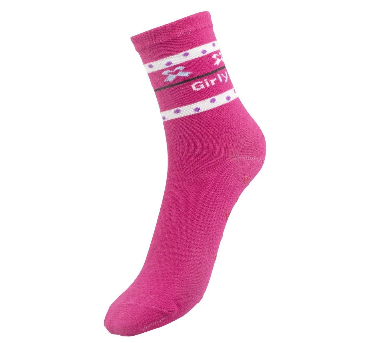 N523 Lot de 6 paires chaussettes antidérapantes fille SHALLY taille unique 27/31