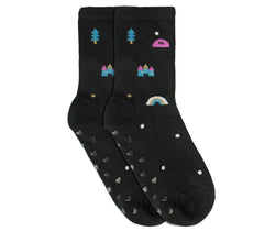 N523 Lot de 6 paires chaussettes antidérapantes fille SHALLY taille unique 27/31