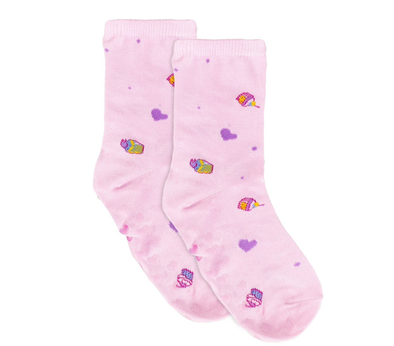 N523 Lot de 6 paires chaussettes antidérapantes fille SHALLY taille unique 27/31