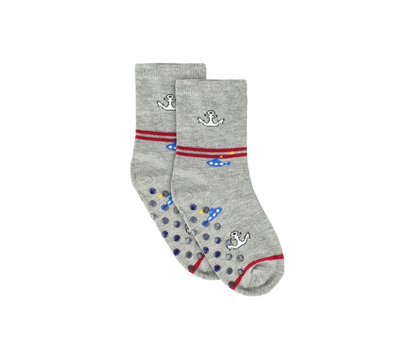 N623 Lot 6 paires chaussettes antidérapantes garçon BABY BOY taille unique 22/26