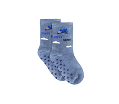 N623 Lot 6 paires chaussettes antidérapantes garçon BABY BOY taille unique 31/36