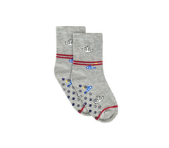 N623 Lot 6 paires chaussettes antidérapantes garçon BABY BOY taille unique 31/36