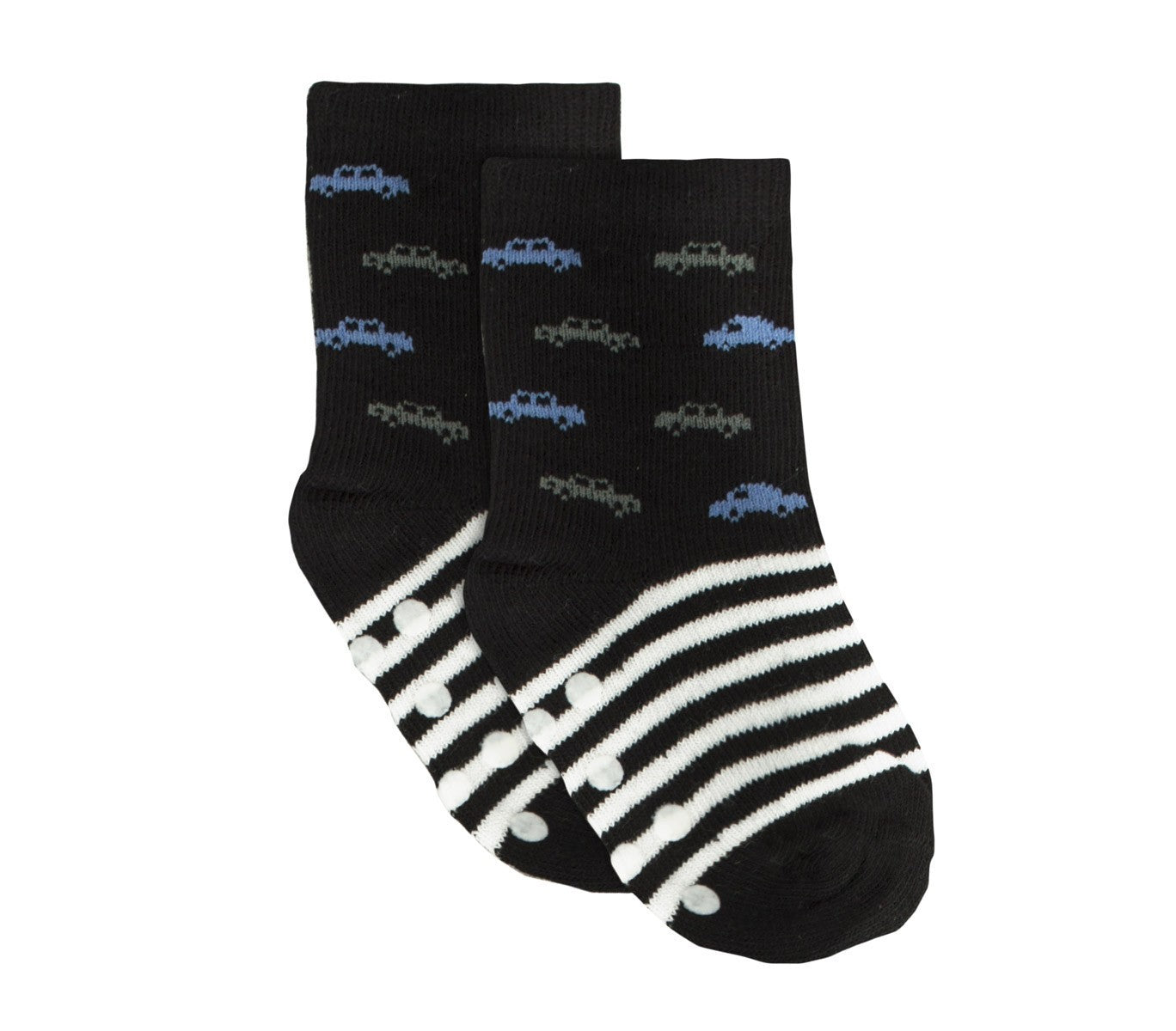 N608 Lot 6 paires chaussettes antidérapantes bébé MOVE BOY tailles 0 à 24 mois