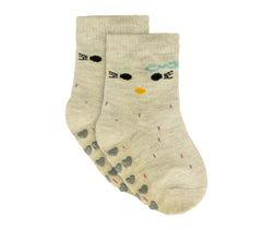 N608 Lot 6 paires chaussettes antidérapantes bébé MOVE GIRL tailles 0 à 24 mois