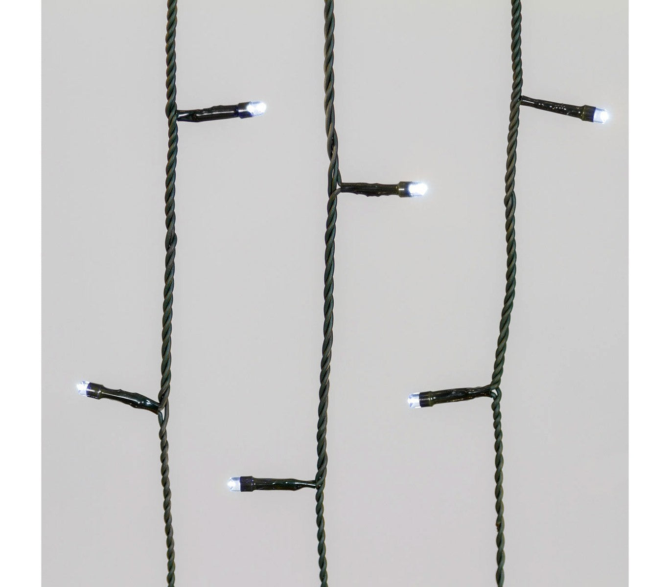 561313 Rideau lumineux Noël 180 led lumière froide pour sapins jusqu'à 180 cm