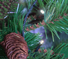 561313 Rideau lumineux Noël 180 led lumière froide pour sapins jusqu'à 180 cm